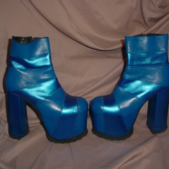 Unicorn Luichiny Spain platform metallic leather boots - Picture 2 of 2